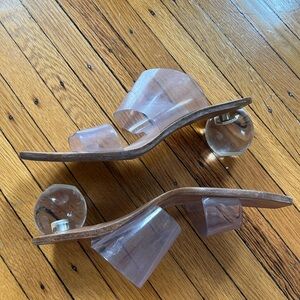 Cult Gaia Vinyl Sandals